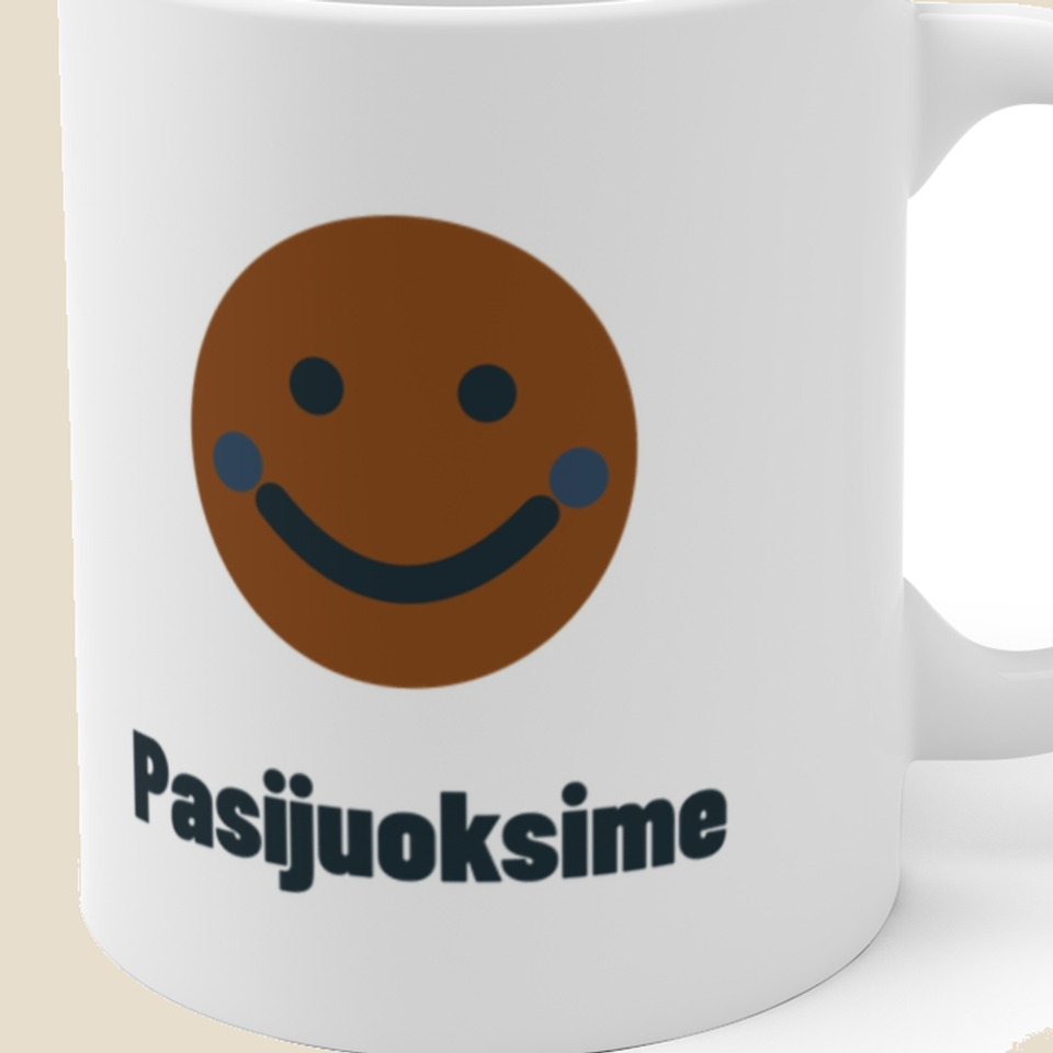 Pasijuoksime — Puodelis, artimas spaudos vaizdas