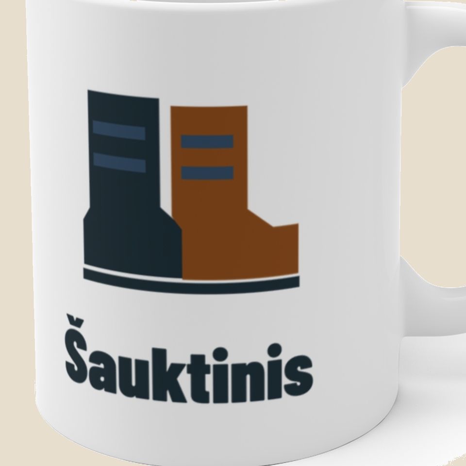 Šauktinis — Puodelis, artimas spaudos vaizdas