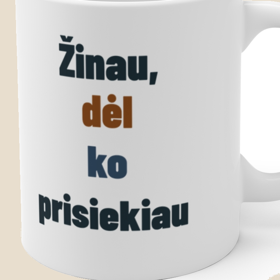 Žinau, dėl ko prisiekiau – artimas spaudos vaizdas
