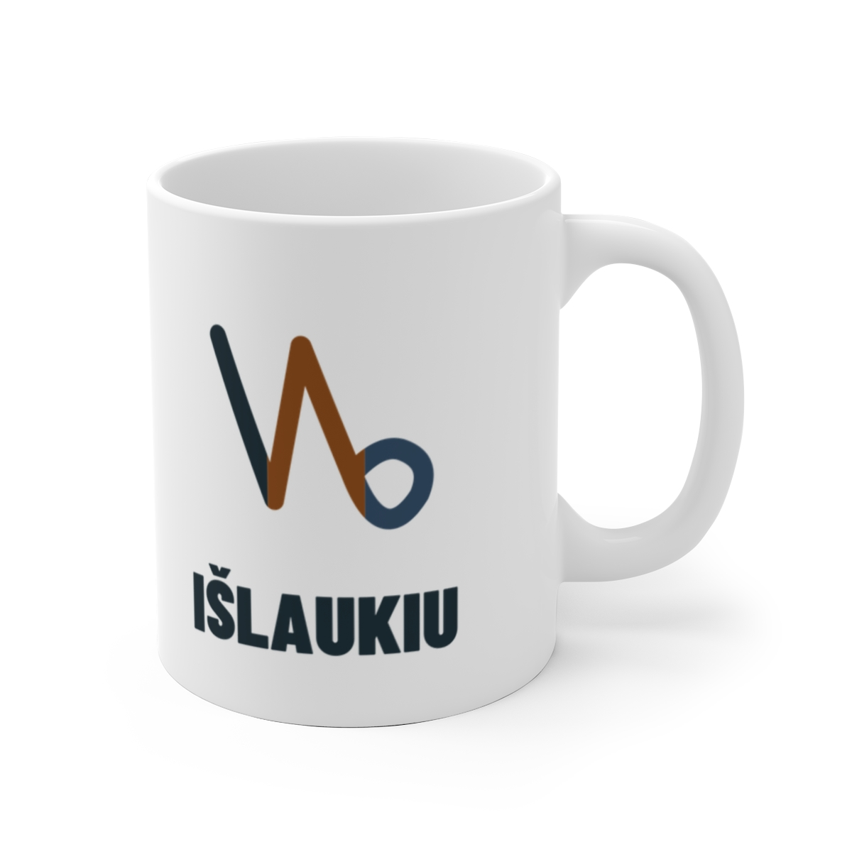 IŠLAUKIU — Puodelis, artimas spaudos vaizdas