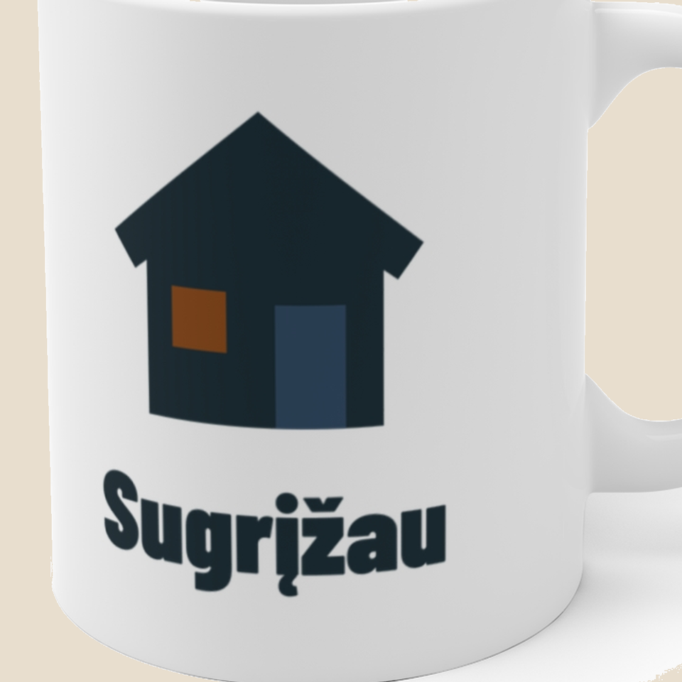 Sugrįžau — Puodelis, artimas spaudos vaizdas