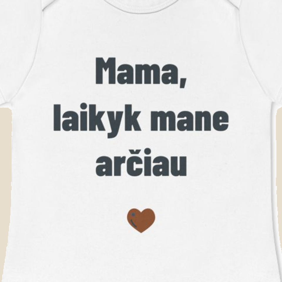 Mama, laikyk mane arčiau — Smėlinukas, artimas spaudos vaizdas