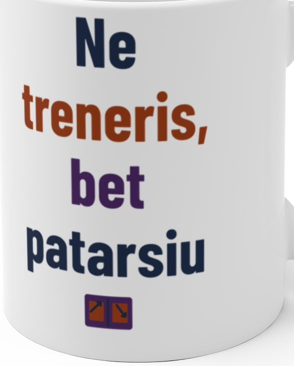 Ne treneris, bet patarsiu – Puodelis, artimas spaudos vaizdas