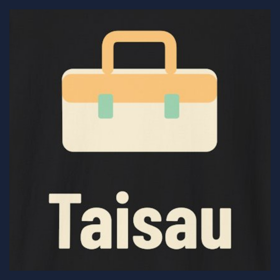 Taisau · Marškinėliai · Užrašo stambus planas