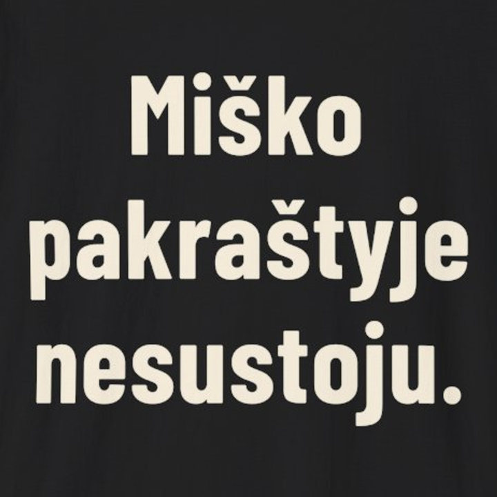 Miško pakraštyje nesustoju.