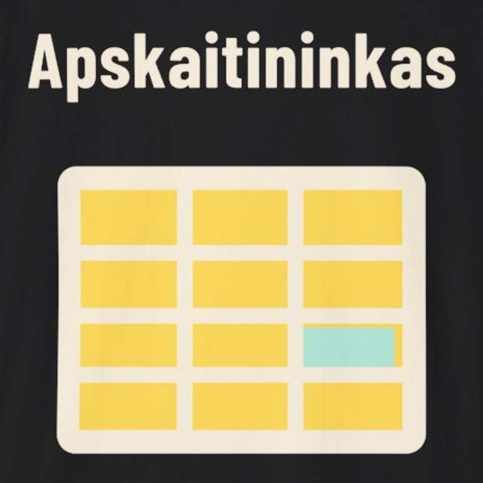 Apskaitininkas – Marškinėliai, spaudos detalė