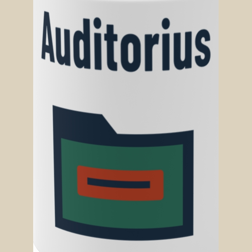 Auditorius – Puodelis, spaudos detalė