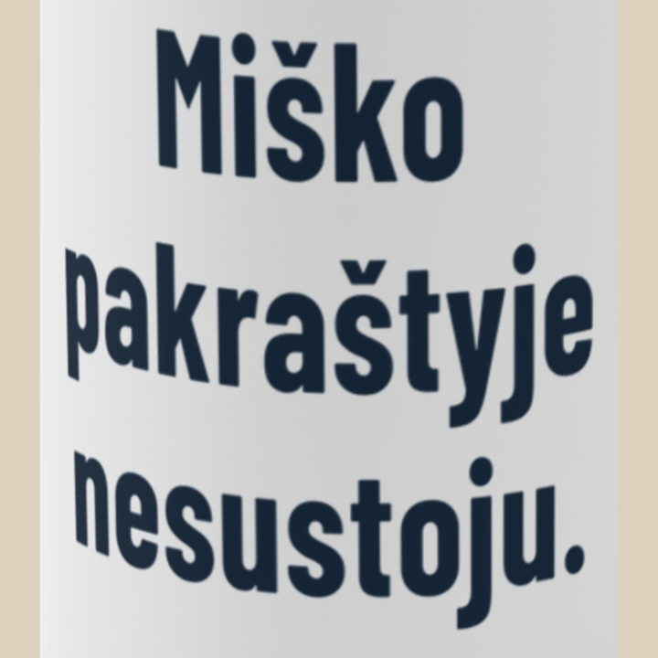 Miško pakraštyje nesustoju.