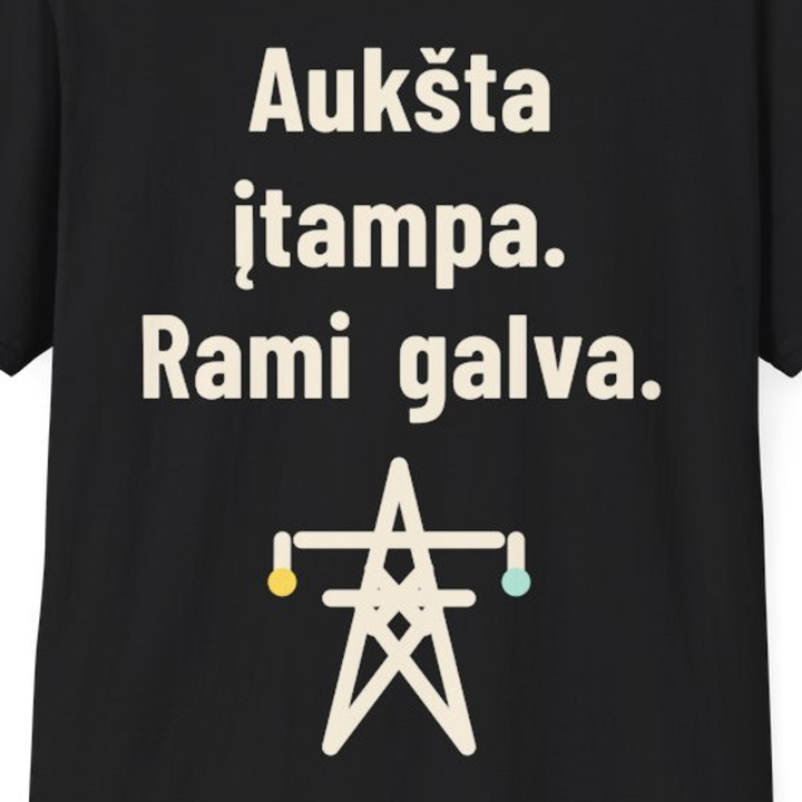 Aukšta įtampa. Rami galva.
