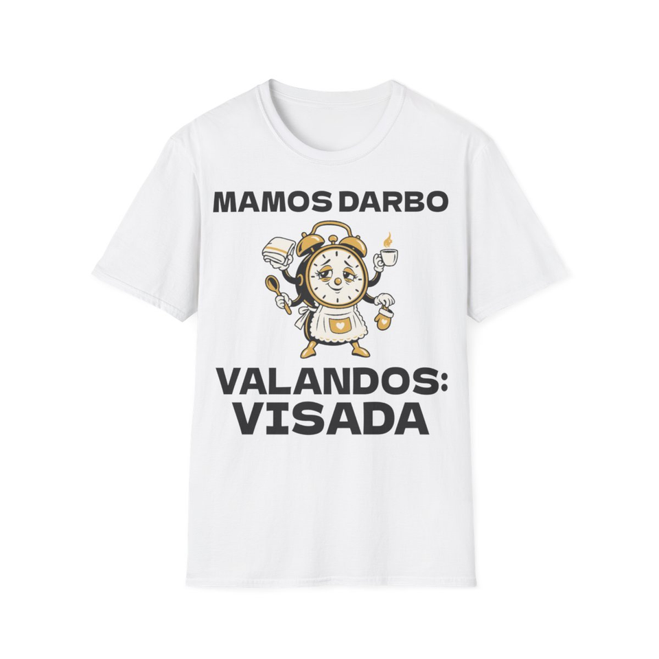 Mamos darbo valandos: visada · Marškinėliai · front
