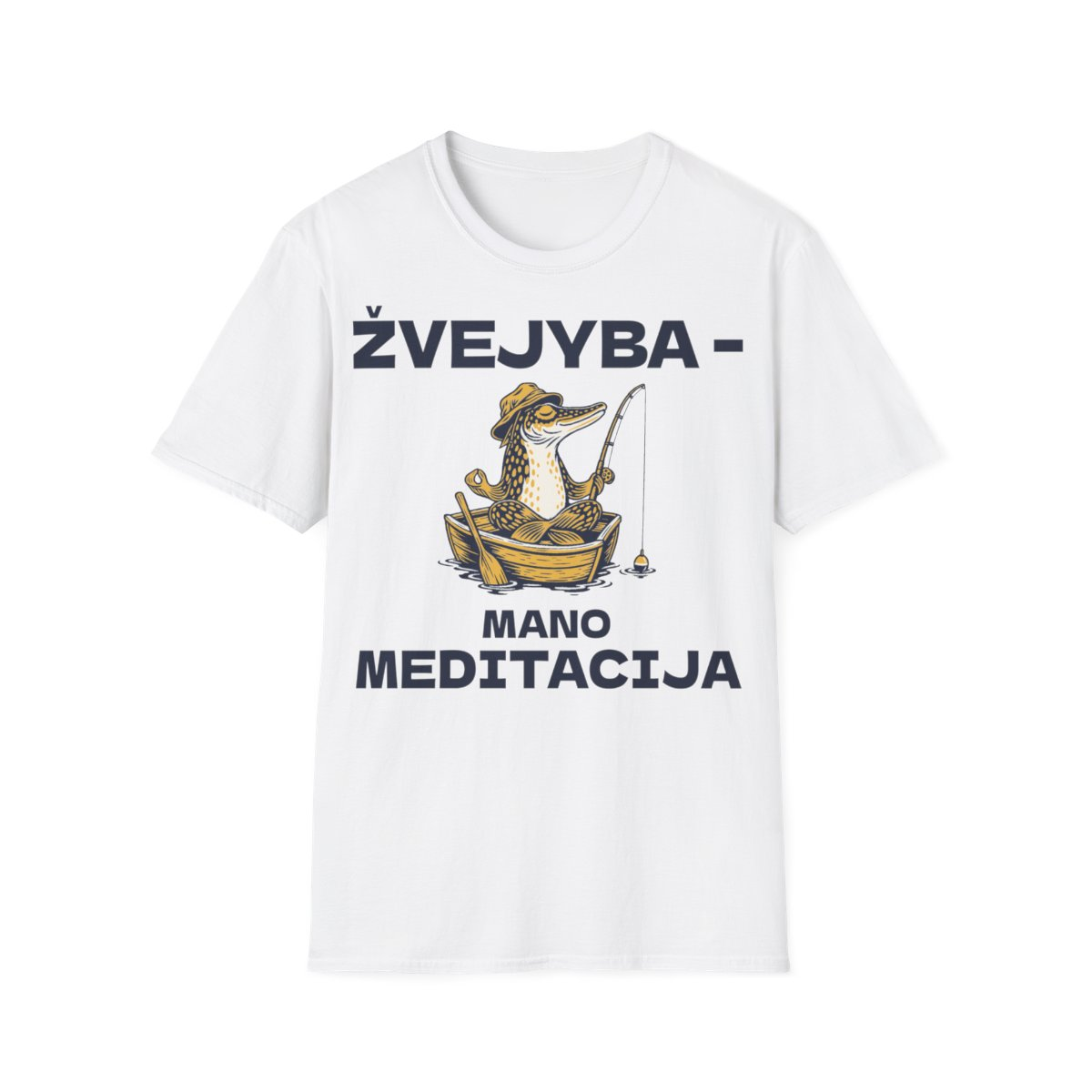 Žvejyba – mano meditacija · Marškinėliai · front