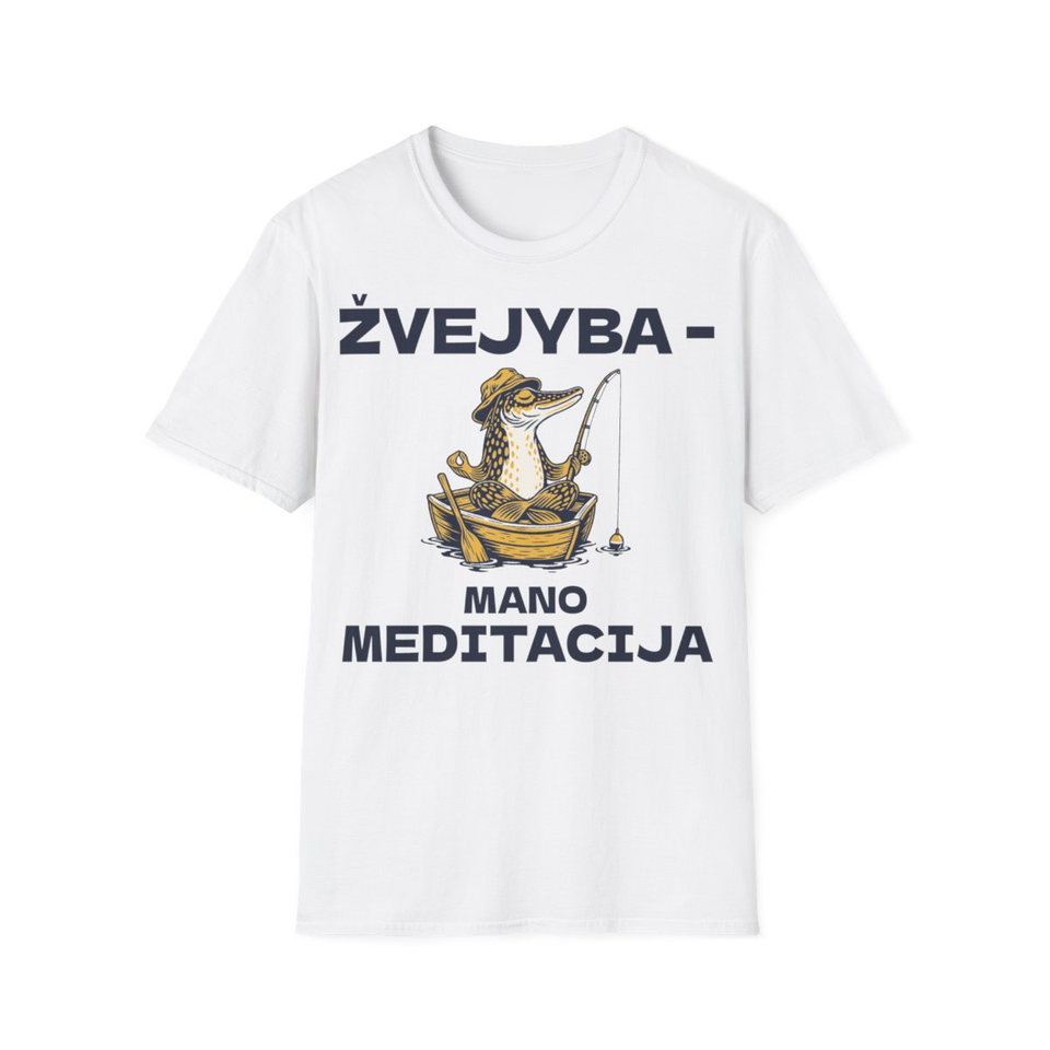 Žvejyba – mano meditacija · Marškinėliai · front