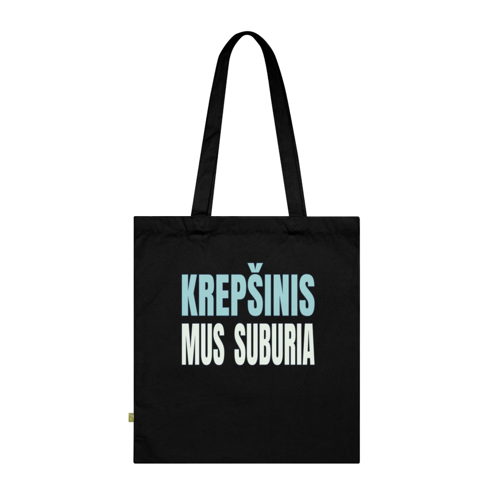 Krepšinis mus suburia — Krepšys, dabartinis dizainas.