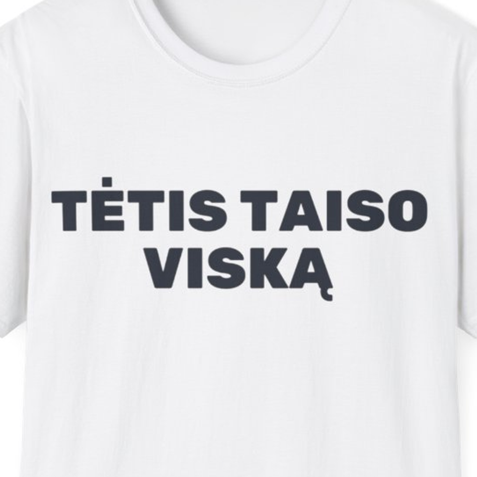 Tėtis taiso viską · Marškinėliai