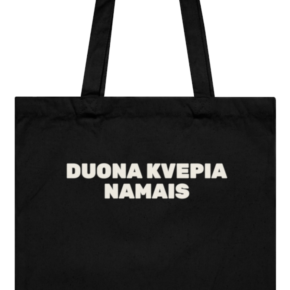 Duona kvepia namais · Krepšys