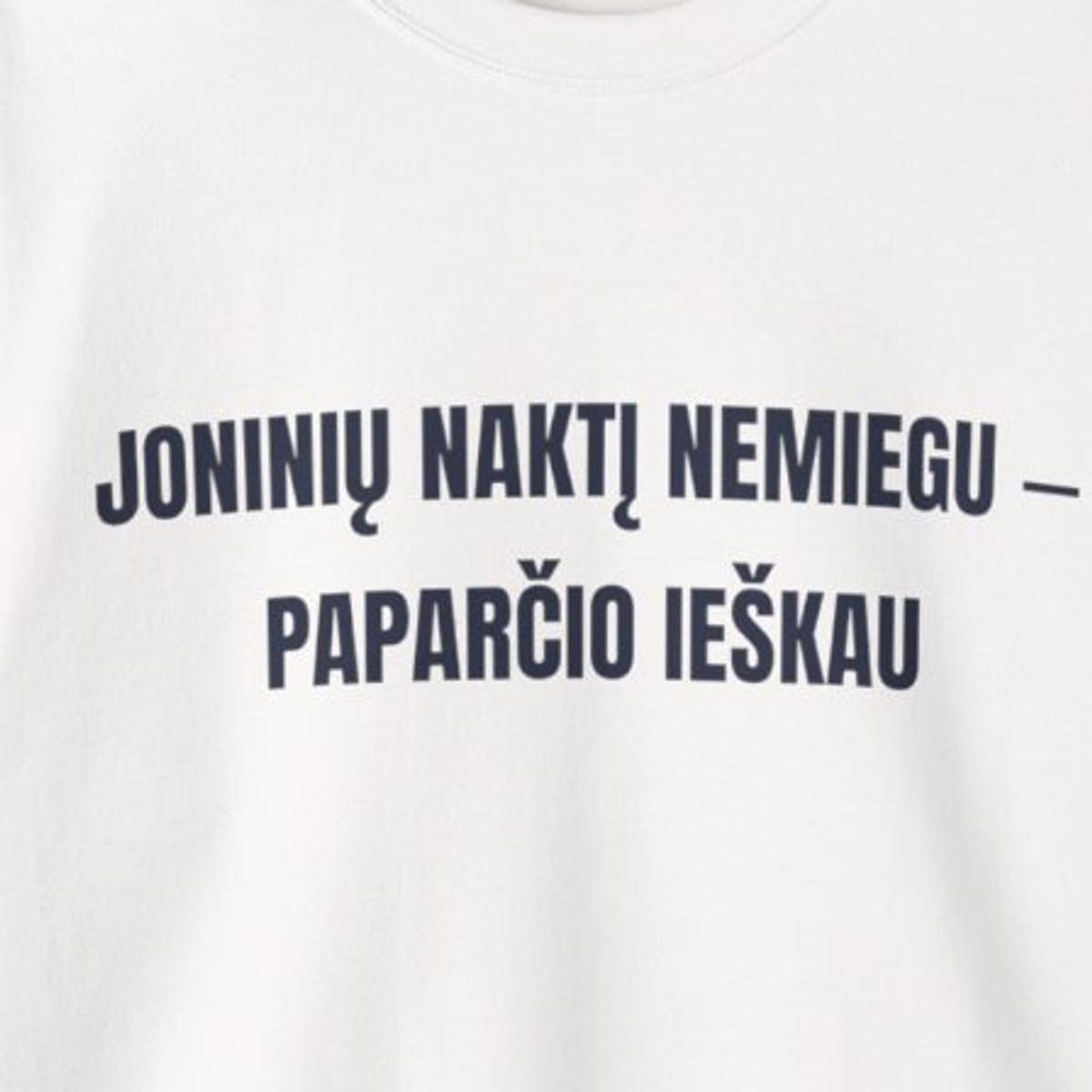 Joninių naktį nemiegam – Joninių naktį nemiegu – paparčio ieškau · Džemperis · spauda priekyje