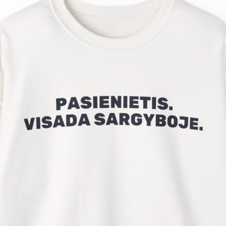 Pasienietis. Visada sargyboje. · Džemperis