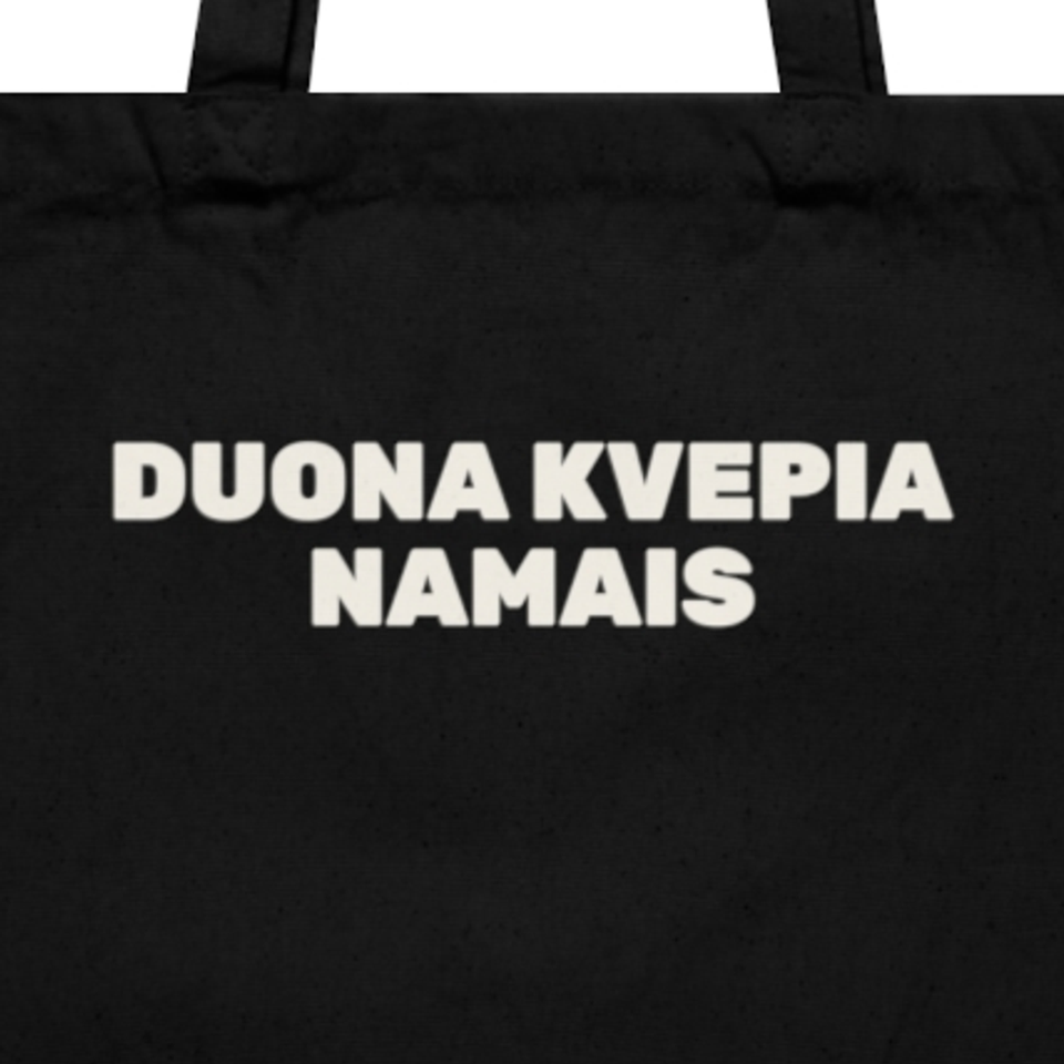 Duona kvepia namais · Krepšys