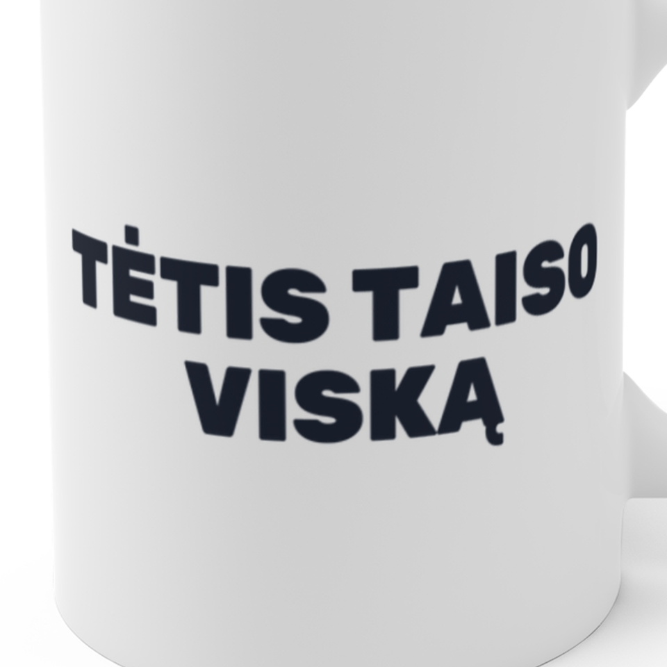 Tėtis taiso viską · Puodelis