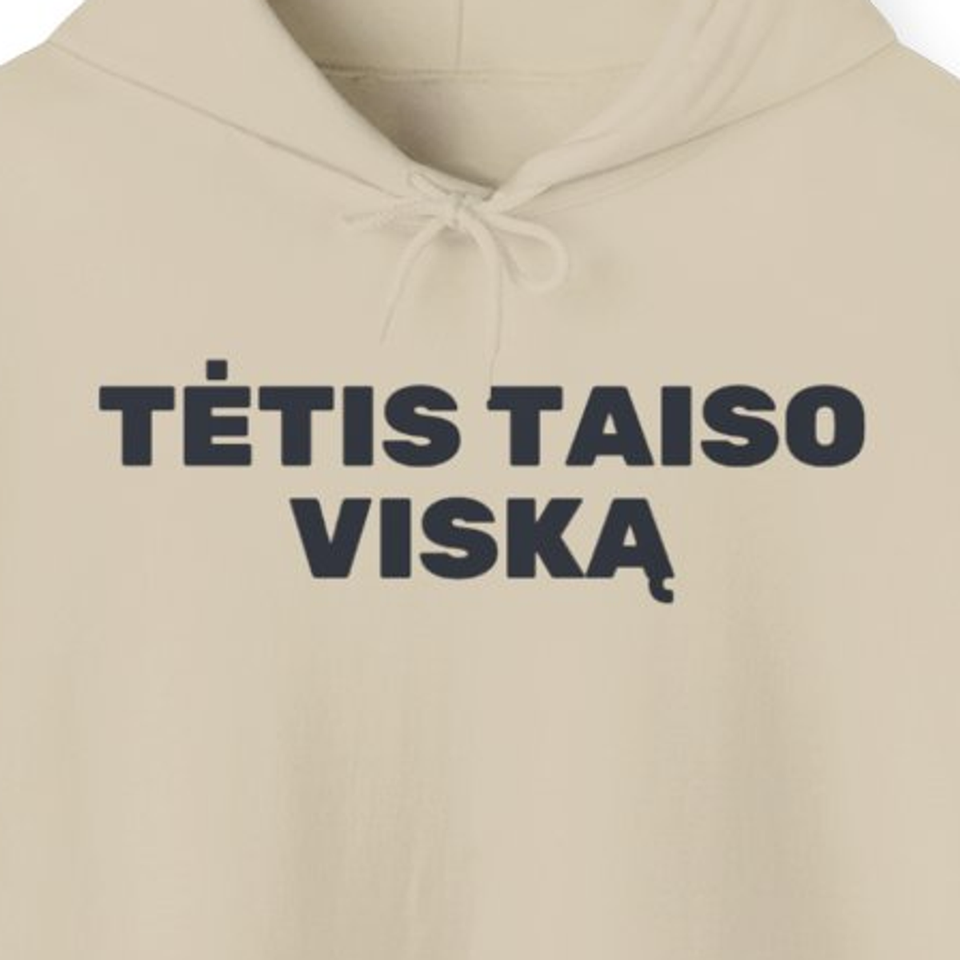 Tėtis taiso viską · Džemperis su gobtuvu