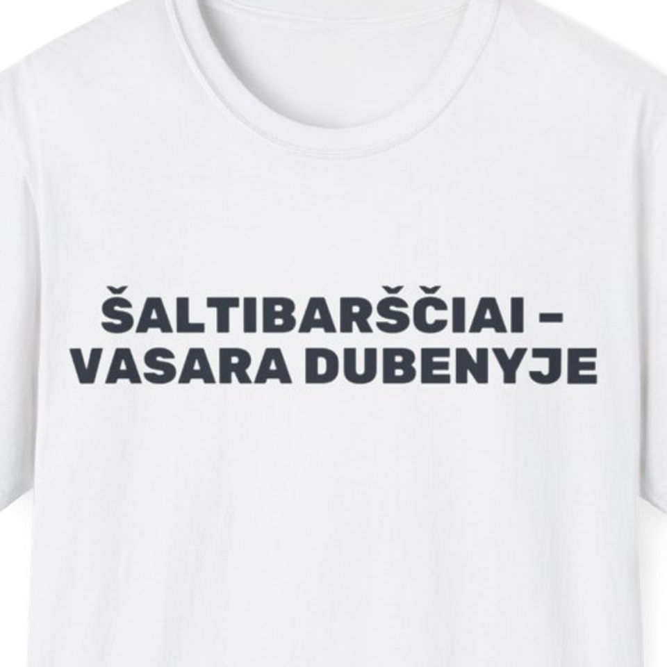 Šaltibarščiai – vasara dubenyje · Marškinėliai