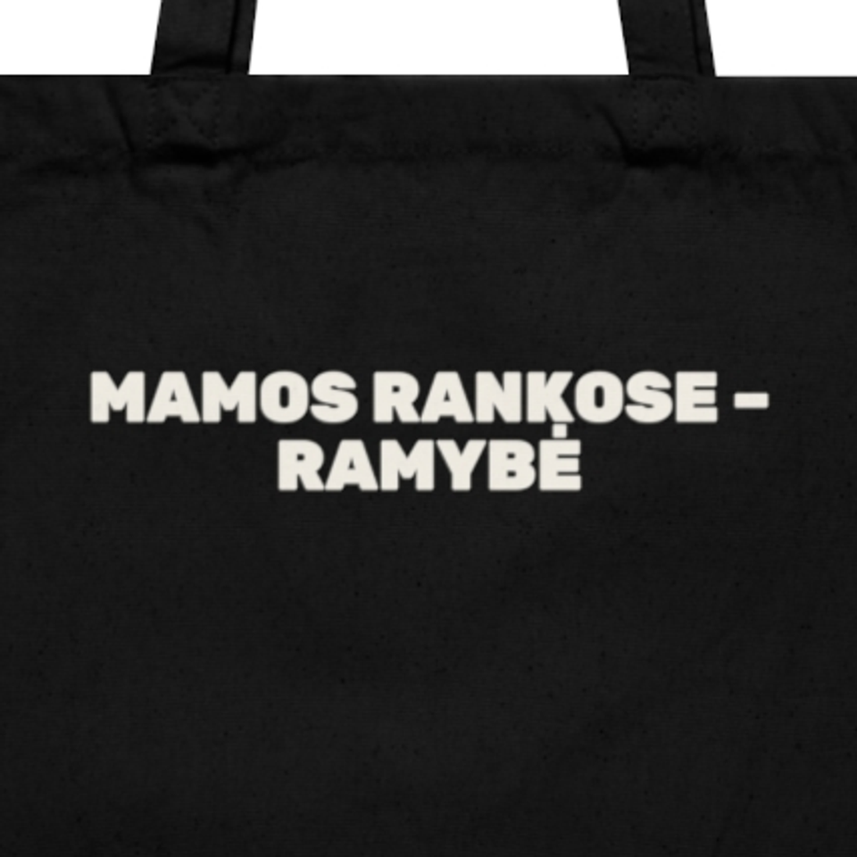 Mamos rankose – ramybė · Krepšys