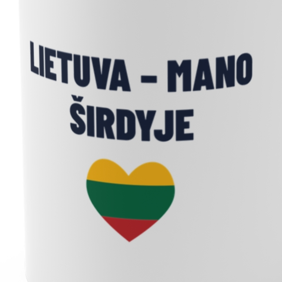 Lietuva – mano širdyje · Puodelis