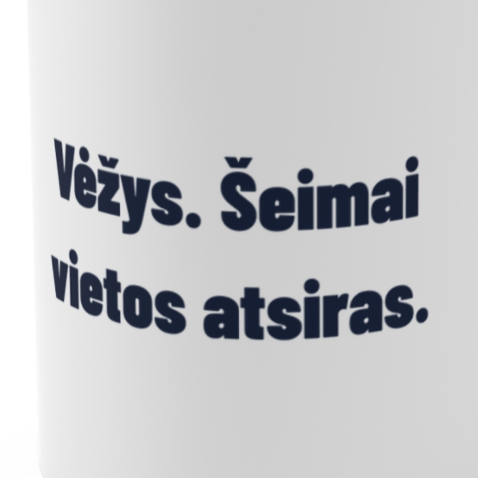 Vėžys. Šeimai vietos atsiras. · Puodelis