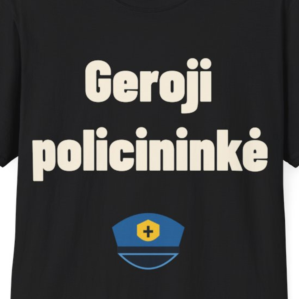 Geroji policininkė · Marškinėliai