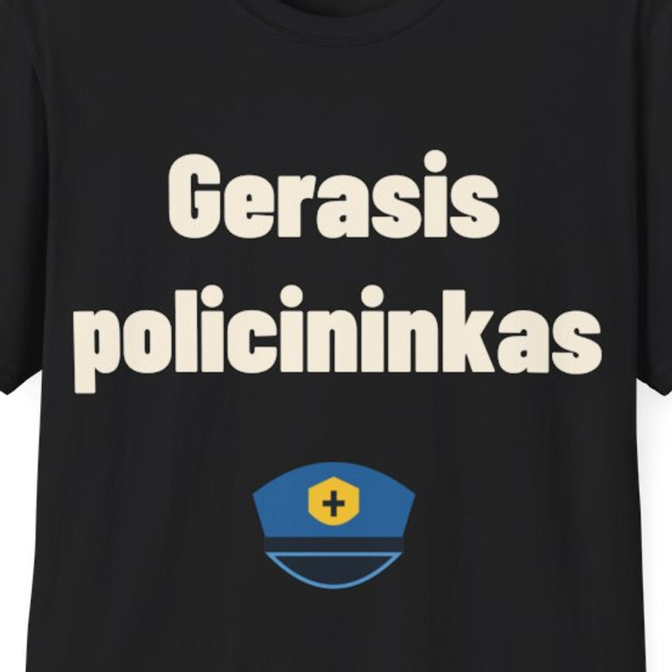 Gerasis policininkas · Marškinėliai