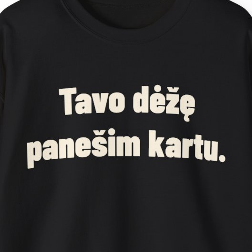 Tavo dėžę panešim kartu. · Džemperis