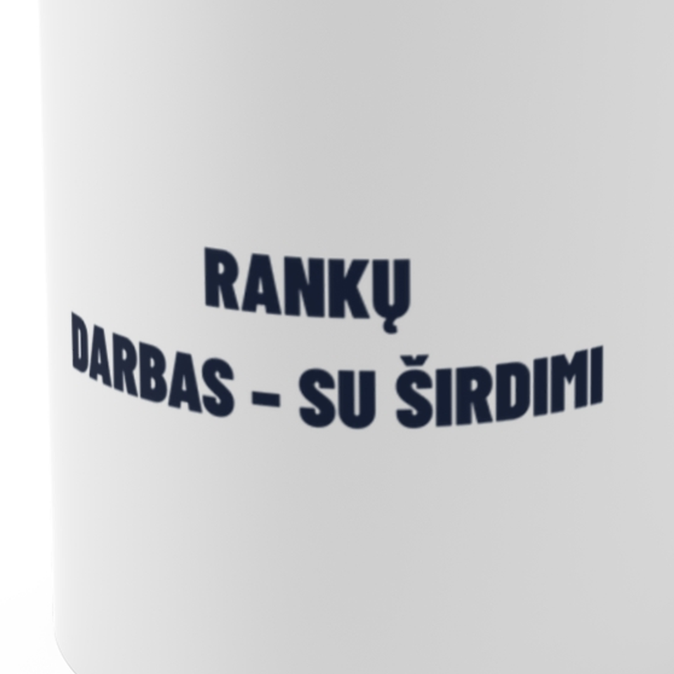 Rankų darbas – su širdimi · Puodelis