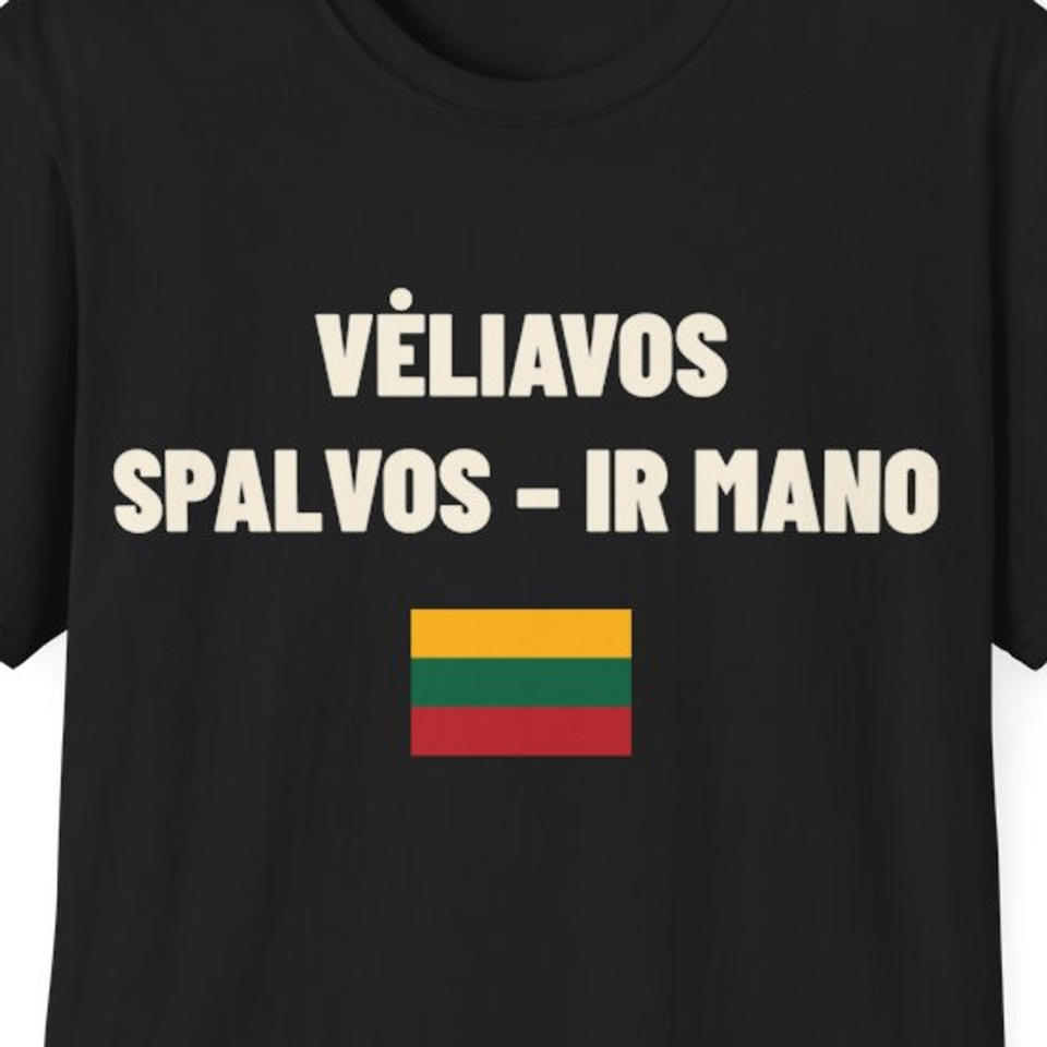 Vėliavos spalvos – ir mano · Marškinėliai