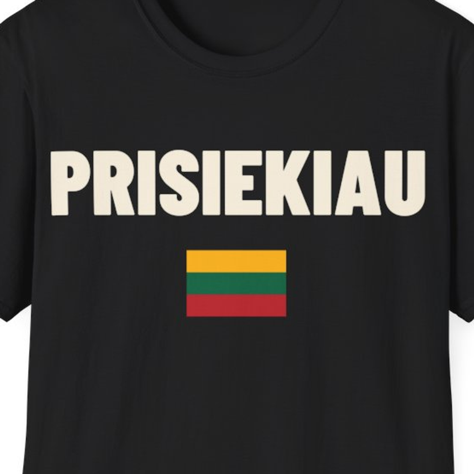 Prisiekiau · Marškinėliai