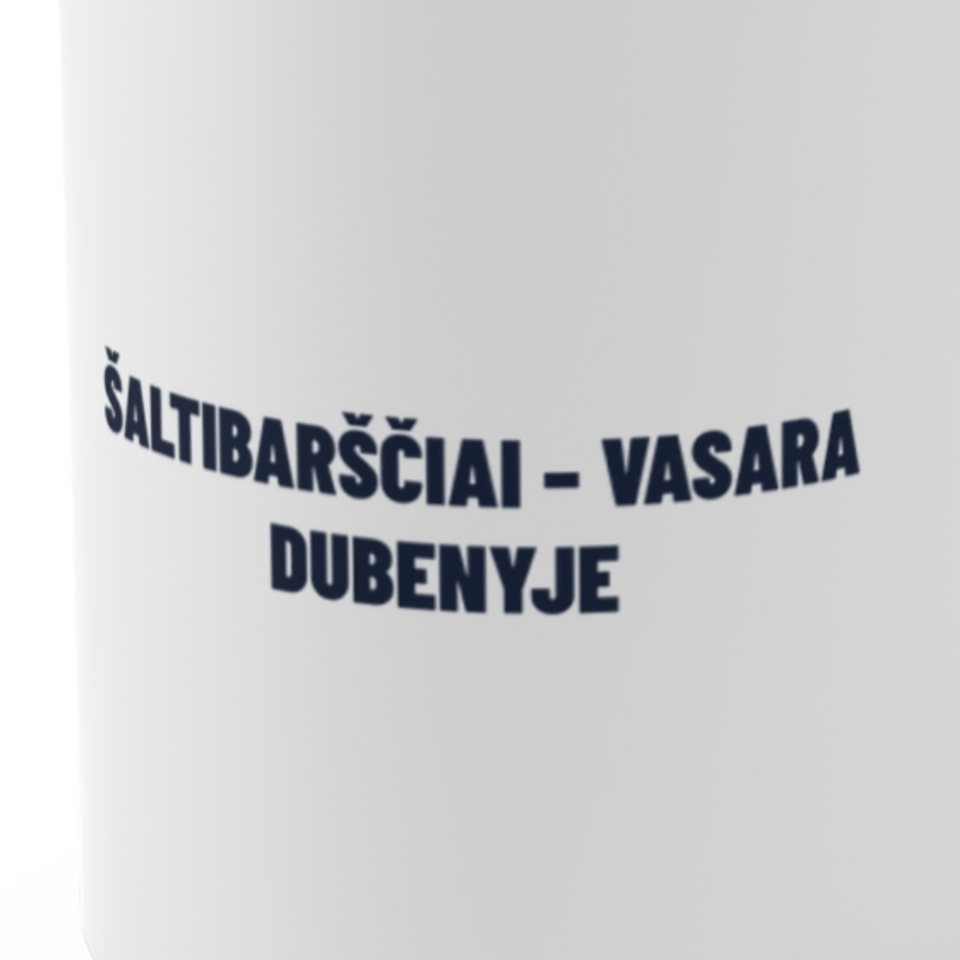 Šaltibarščiai – vasara dubenyje · Puodelis