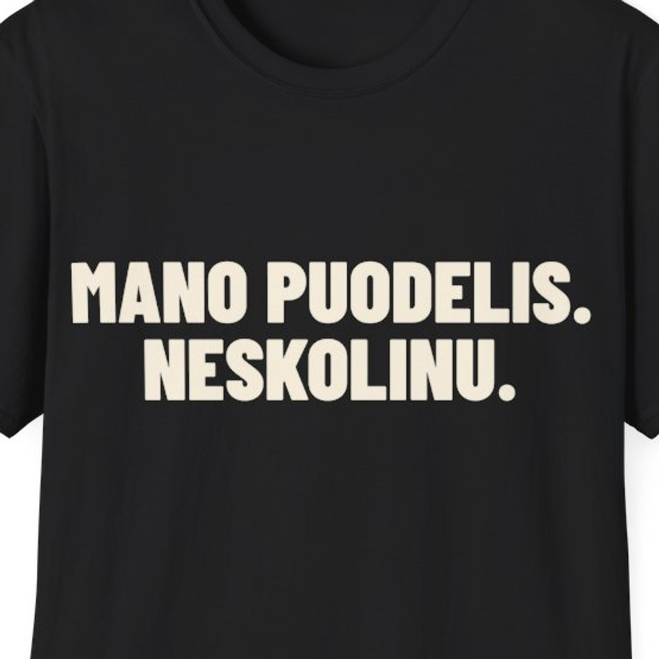 Mano puodelis. Neskolinu. · Marškinėliai