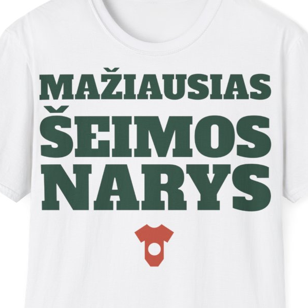 Mažiausias šeimos narys — Marškinėliai, spaudos pusė