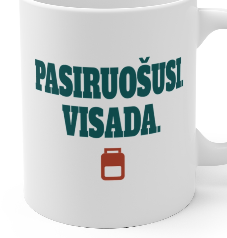Pasiruošusi. Visada. — Puodelis, spaudos pusė