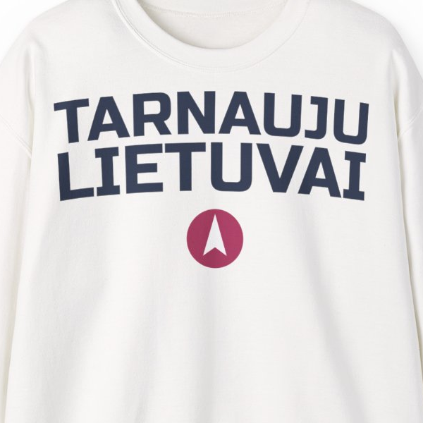 Tarnauju Lietuvai — Džemperis, spaudos pusė