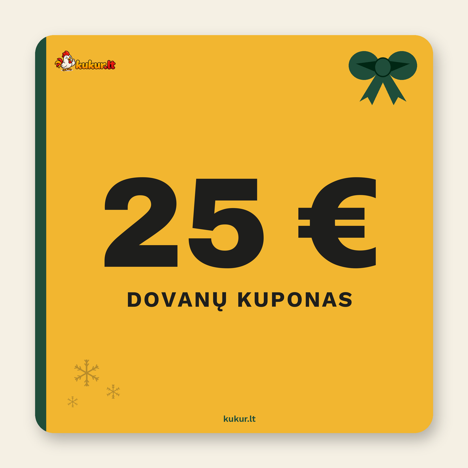 Dovanų kuponas 25 €