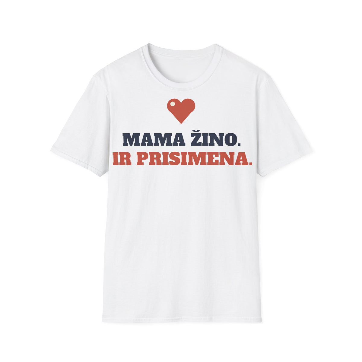 Marškinėliai „Mama žino. Ir prisimena“