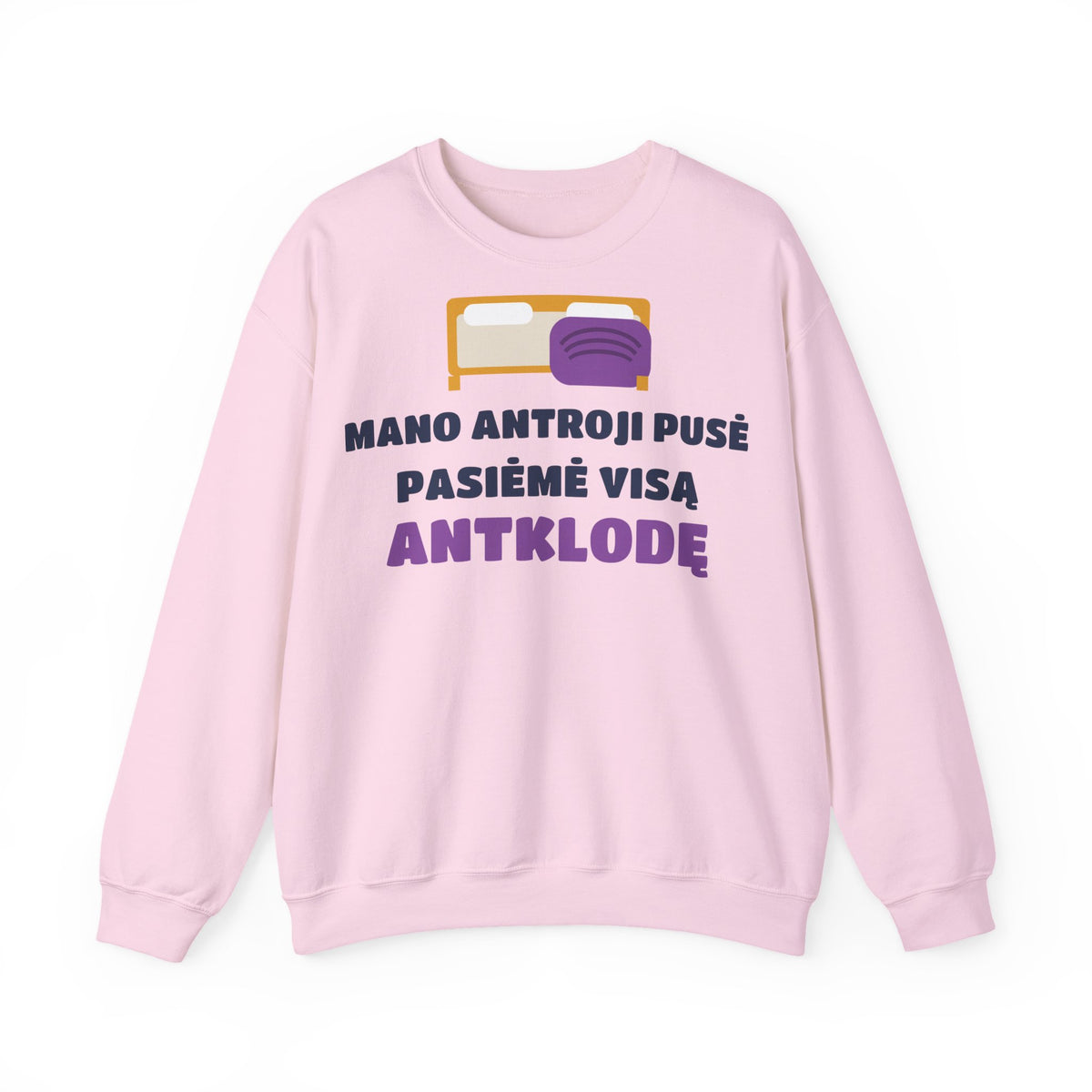 Džemperis „Mano antroji pusė pasiėmė visą antklodę“