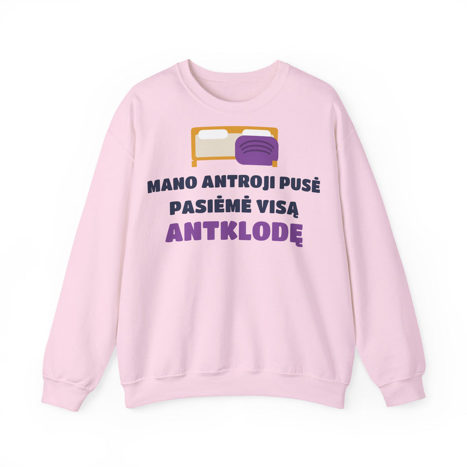 Džemperis „Mano antroji pusė pasiėmė visą antklodę“