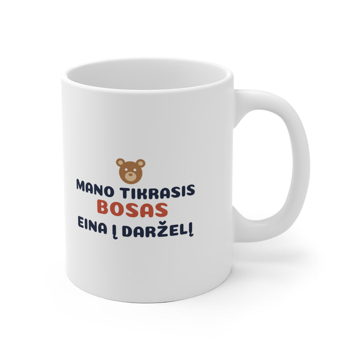 Mano tikrasis bosas eina į darželį