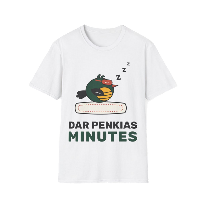 Marškinėliai „Dar penkias minutes“ – nuotrauka 1
