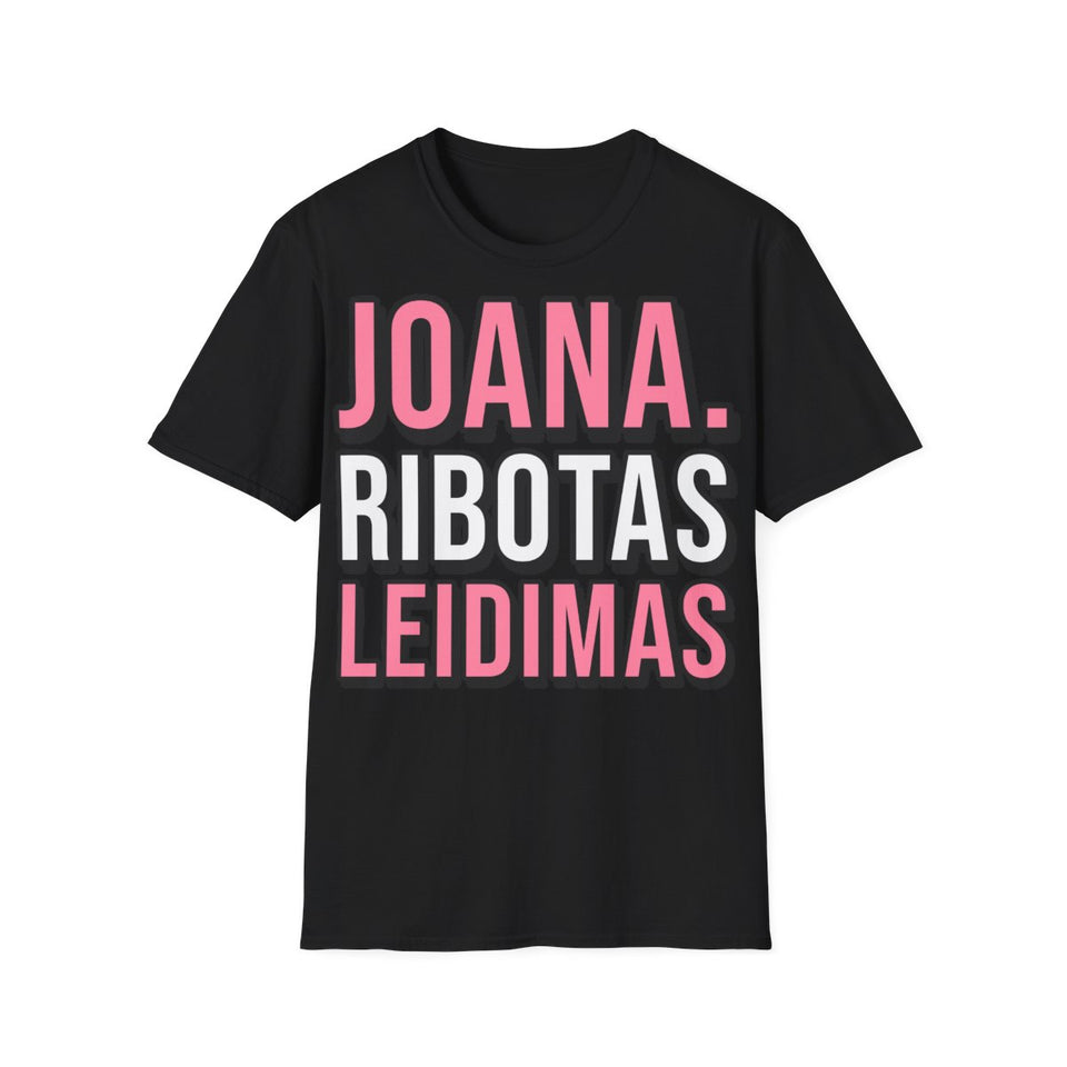 Joana. Ribotas leidimas — Marškinėliai; maketas 1, vaizdas iš priekio