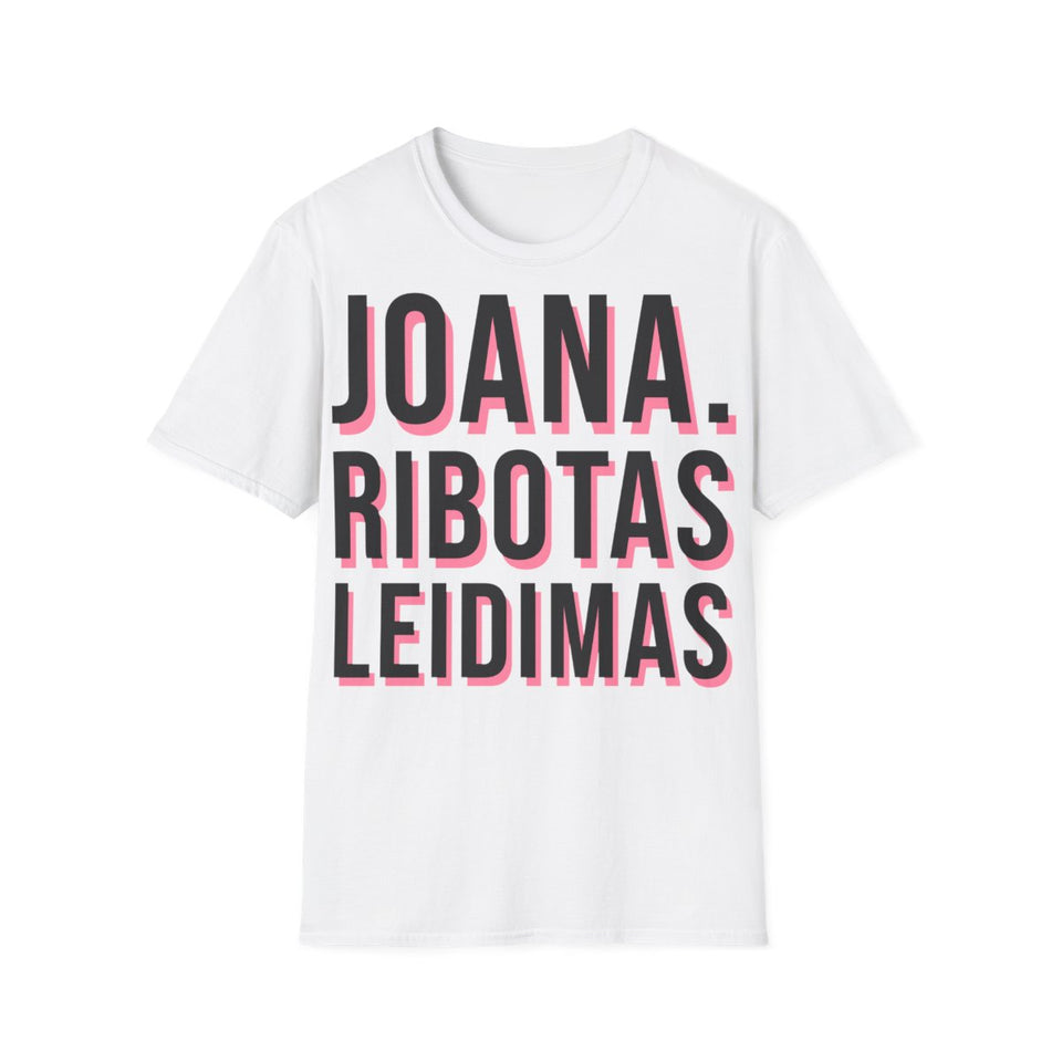 Joana. Ribotas leidimas — Marškinėliai; maketas 2, vaizdas iš priekio