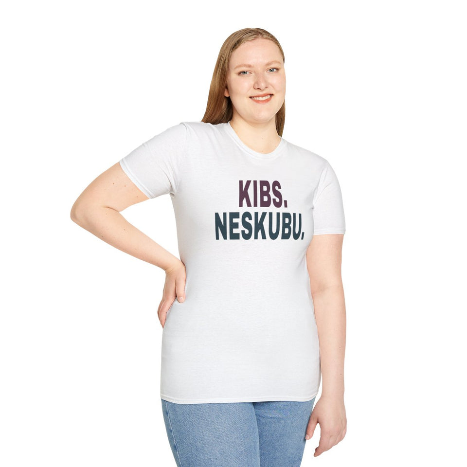 Kibs. Neskubu. – marškinėliai, ant modelio