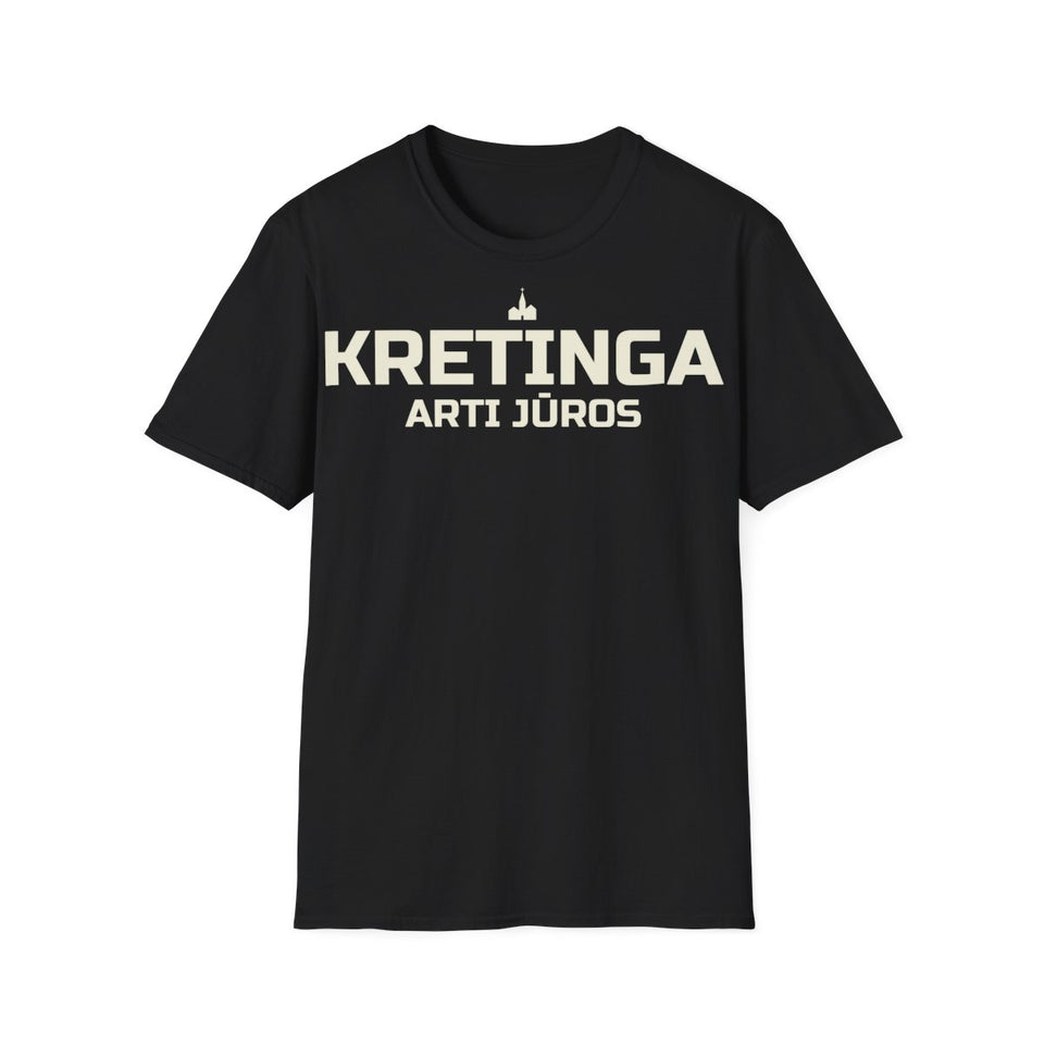Kretinga — Marškinėliai; maketas 1, vaizdas iš priekio