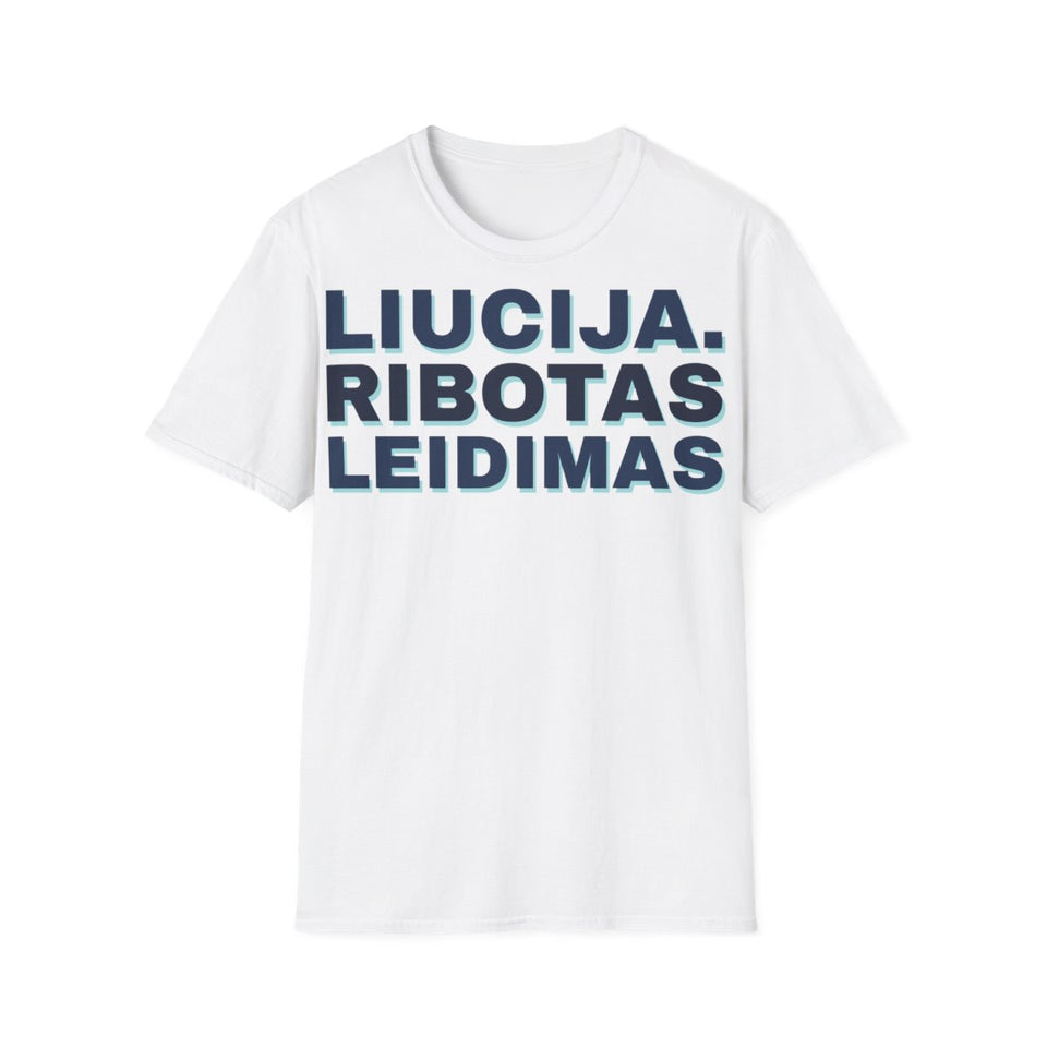 Liucija. Ribotas leidimas — Marškinėliai; maketas 2, vaizdas iš priekio